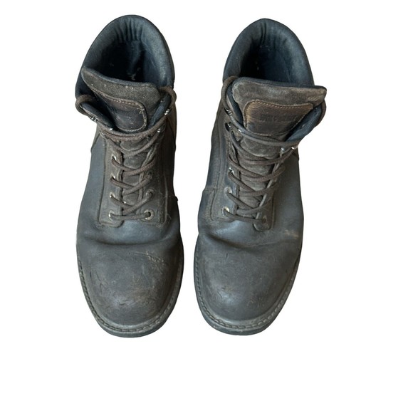 Wolverine Mens F2413-18 Brown‎ Leather Slip-resistant Steel Toe Work Boot 11 VG main image 4